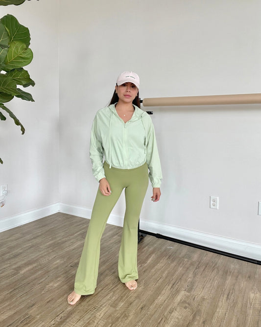 Athena Matcha Flare Pants