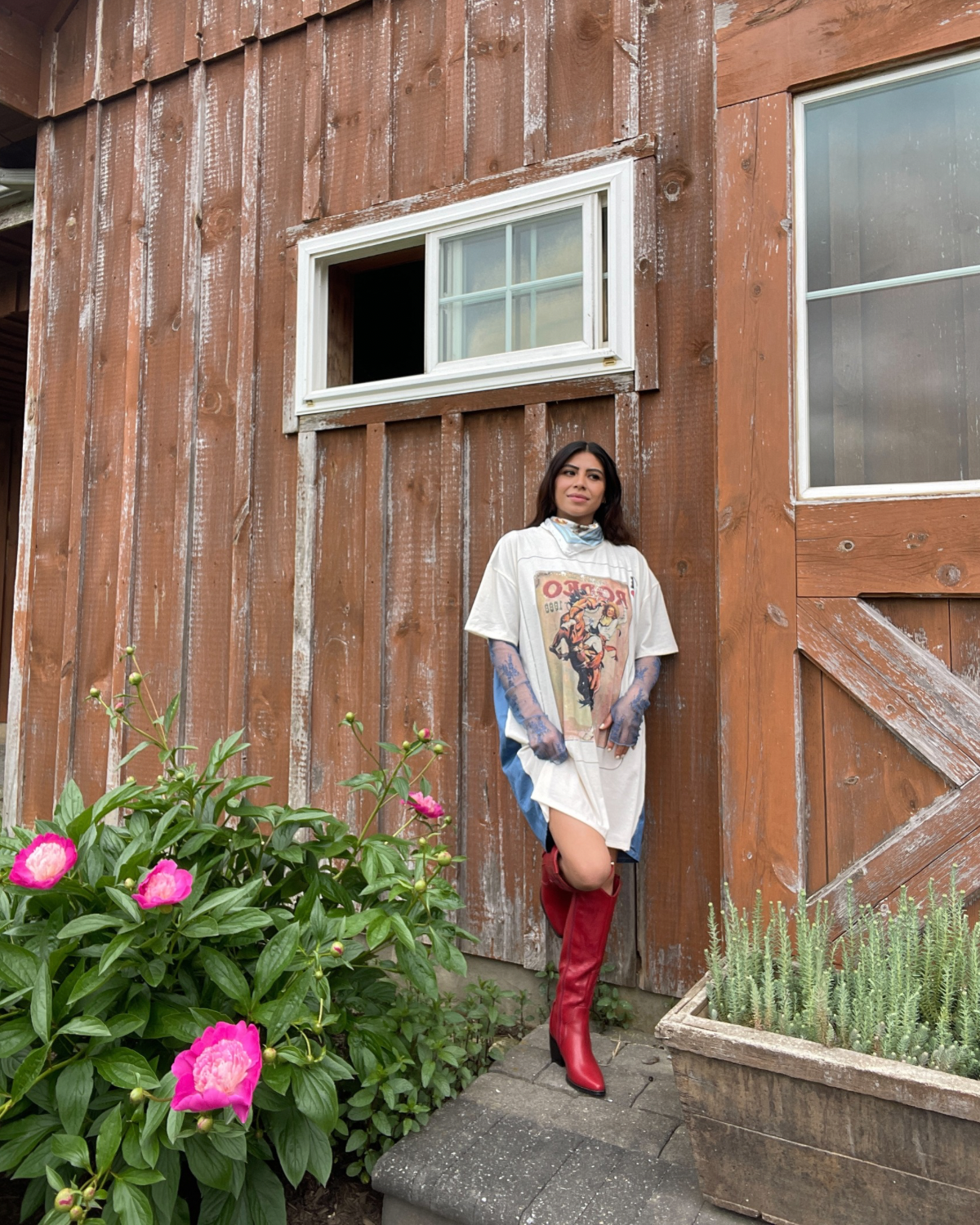 Vintage Rodeo Denim T-Shirt Dress